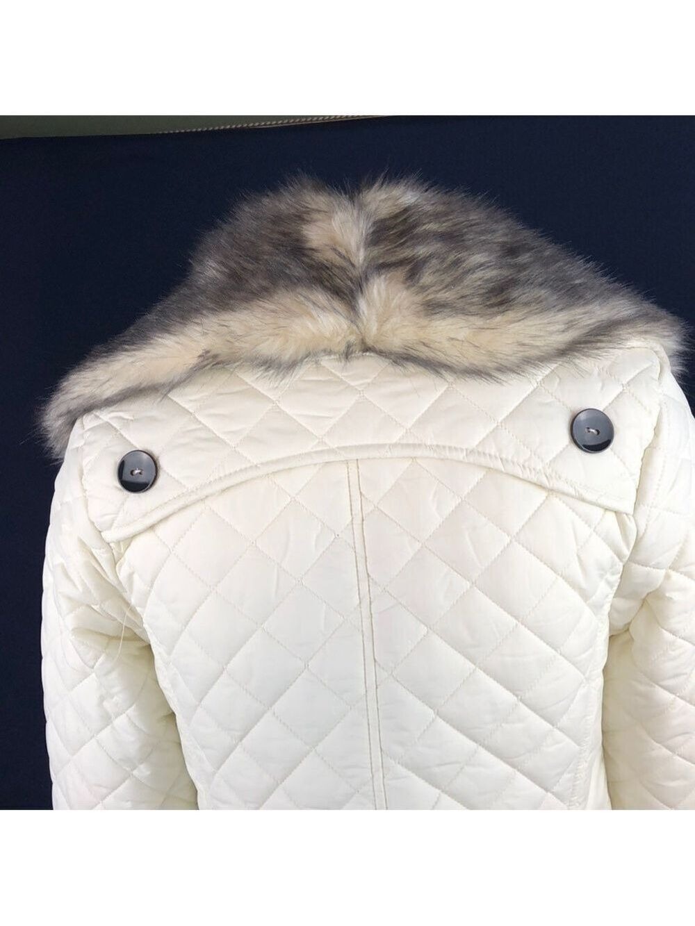 𝅺bnwt-chillipepper QuiltedCoat Detachable FurCollar - Picture 8 of 8